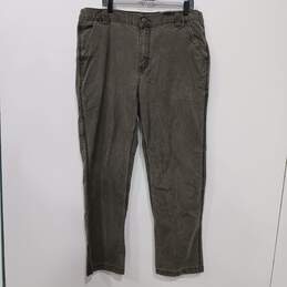 Carhartt Men's Gray Canvas Jeans Size 40x34