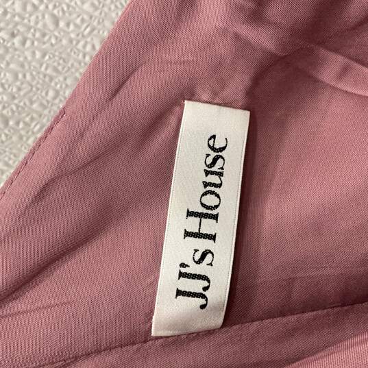 NWT JJ's House Womens Light Pink Ruffle Sleeveless Midi Maxi Dress Size 18W image number 4