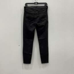 L'Agence Womens Black Denim Dark Wash Skinny Leg Jeans Pants Size 29 alternative image