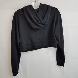 Eleven by Venus Williams black knit cropped hotfix Wonderwoman hoodie S alternative image