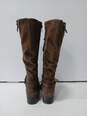Women's Tall Faux Leather Boots Size 7W image number 4