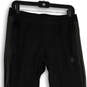 Mens Black Elastic Waist Flat Front Pull-On Track Pants Size Medium image number 3