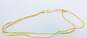 14K Gold Serpentine Chain Necklace 3.2g image number 2