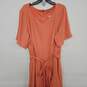 Danny And Nicole Persimmon Short Sleeve Belted Shirt Dress image number 2