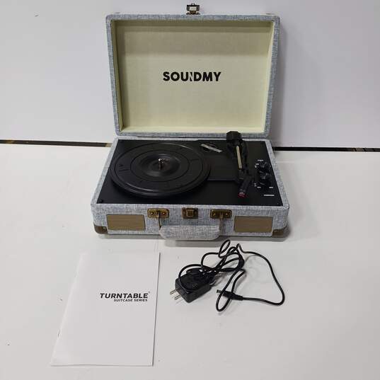 Souidmy Bluetooth Record Player Suitcase Series image number 1