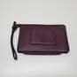 Kate Spade Cobble Hill Bee Burgundy Red Pebbled Leather Wristlet image number 2