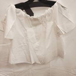 Vince Women White Off The Shoulder Top S NWT