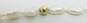14K Yellow Gold Clasp & Ball Bead Pearl Bracelet 2.2g image number 3