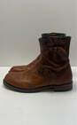 Frye Logan Leather Engineer Boots Brown 9 image number 2