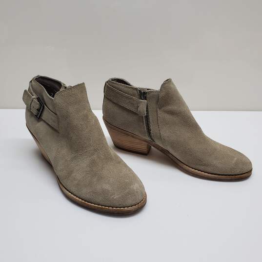 Eileen Fisher 7 Suede Rein Ankle Bootie Boot image number 1
