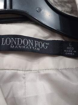 Men’s London Fog Belted Trench Coat Sz L alternative image