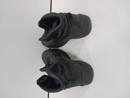 Women's Pro Powerfit Black Leather Boots Size 7M image number 2