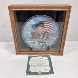 D-Day Commemorative Collector Plate w/ Case
