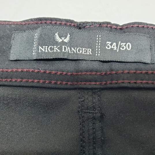 Nick Danger Supreme Flex Slim Fit Black Pants 34/30 NWT image number 3