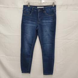 Ellen Tracy WM's Lizette Blue Stretch Skinny Jeans Size 6 x 26