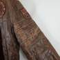 Bare Fox Vintage Men's Brown Leather Jacket SZ 2XL NWT image number 4