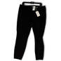 NWT Womens Black Denim Pockets Stretch Skinny Leg Jeggings Jeans Size 18 image number 1