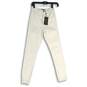NWT PrettyLittleThing Womens White Stretch Classic Skinny Leg Jeans Size 2 image number 1