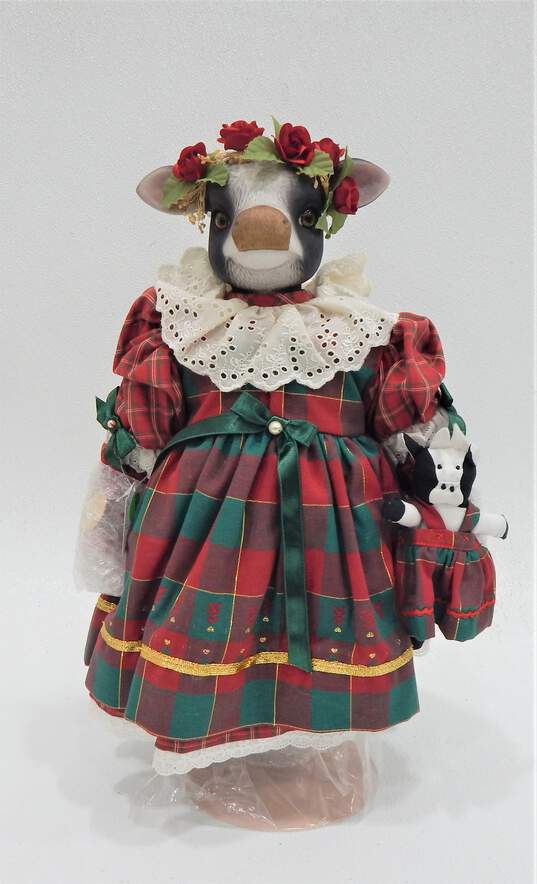 Vintage Goebel Carol Anne Karen Kennedy Moo Moo Mumsy Cow Doll IOB image number 2