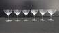Bundle of 6 Clear Crystal Wine Glasses image number 1