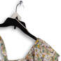 NWT Womens Multicolor Floral One Shoulder Pullover Cropped Blouse Size M image number 4