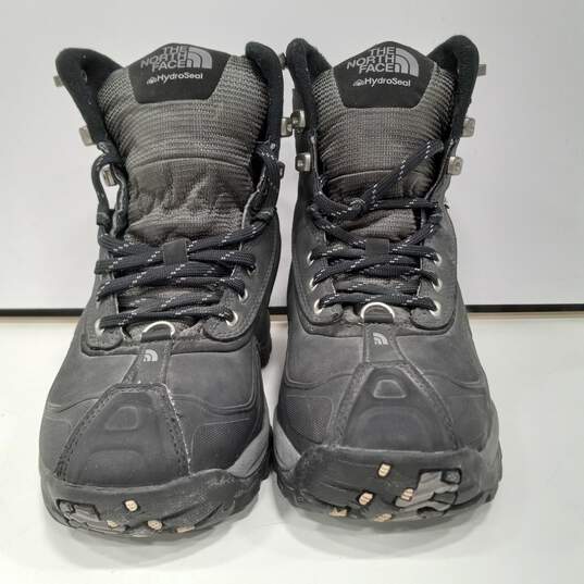 The North Face Men's Black And Gray Waterproof Boots Size 9 image number 1