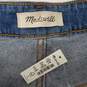 NWT Madewell WM's Curvy Perfect Vintage Straight Blue Denim Jeans Size 24w X 27 image number 3