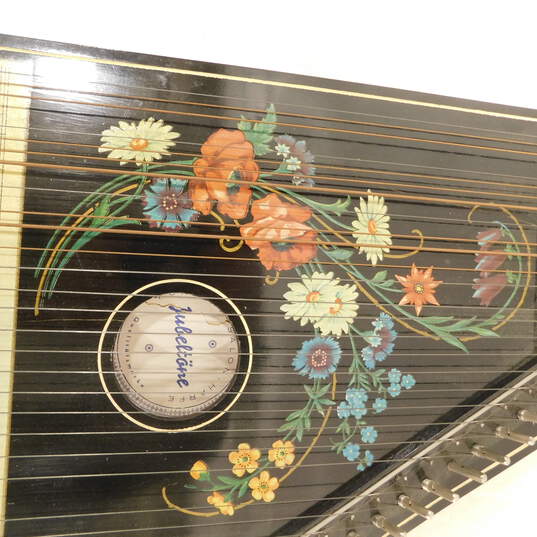 VNTG West German Konzert Salon Harfe Brand Jubeltone Model Zither w/ Original Box and Accessories (Parts and Repair) image number 29