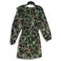 NWT H&M × Johanna Ortiz Womens Multicolor Floral Long Sleeve Mini Dress Size M image number 2