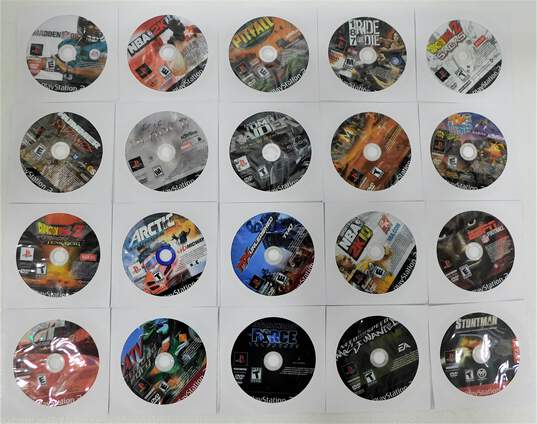20 Assorted PlayStation 2 Games/ No Cases image number 1