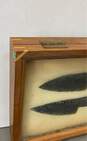 Black Obsidian Arrowhead Tools Hand Carved Native American Sculpture Traditional image number 3