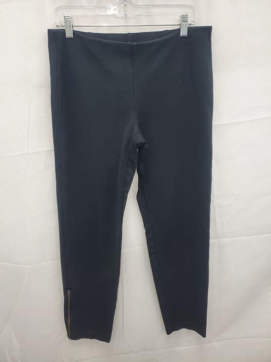 Eileen Fisher Black Stretch Pants Size M image number 1