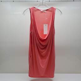 Lush Pink Low Neck Sleeveless Dress Size S