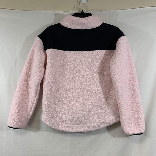 Women's Light Pink Under Armour Fleece Pullover, Sz. XS image number 2