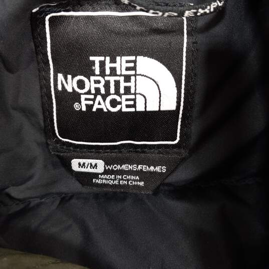 The North Face Women's Dark Green Down Jacket Size M image number 3