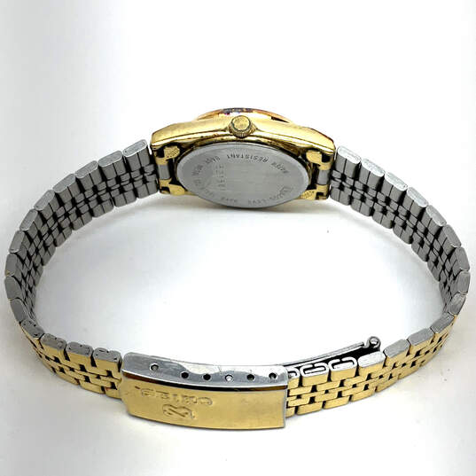 Designer Seiko Gold-Tone Stainless Steel Round Dial Analog Wristwatch image number 3