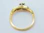 Vintage 14K Yellow Gold 0.10ct Diamond Solitaire Ring 3.5g image number 3