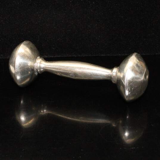 Sterling Silver Baby Rattle image number 2