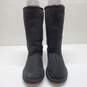 UGG Women's Classic Tall II Suede Black Boots Size 5 image number 2