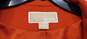 Michael Kors Women's Orange Full Zip Hooded  Overcoat Size 14 image number 3