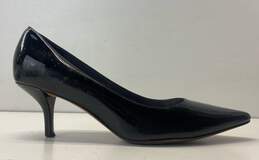 Via Spiga Patent Leather Pointed Toe Heels Black 8.5