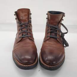 Thursday Boot Company Men's 'Captain' Brown Leather Lace Up Boots Size 9 alternative image