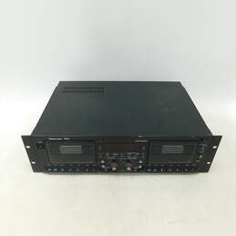 Tascam Brand 302 Model Rack Mount Double Cassette Deck w/ Attached Power Cable alternative image