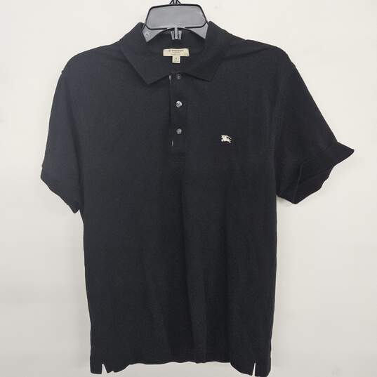 Burberry London Black Slim Fit Polo image number 1