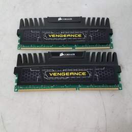 Vengeance 16GB (2 x 8GB) DDR3 SDRAM 1600MHz Desktop RAM Memory CMZ16GX3M2A1600C10 - Untested