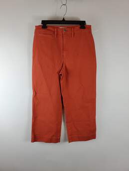Madewell Women Orange Denim Jeans 29