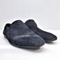 Women's Via Spiga V Talia , Suede Slip On Round Toed Loafers, Black Size 9 image number 3