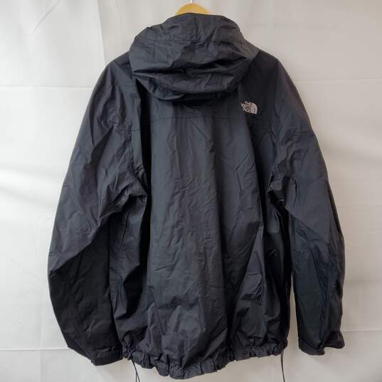 The North Face Nylon Hooded Black Jacket Men's XXL image number 2