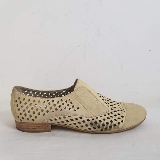 Franco Sarto Anderson Women's Size 7.5M Loafer Perforated Beige Nubuck image number 1