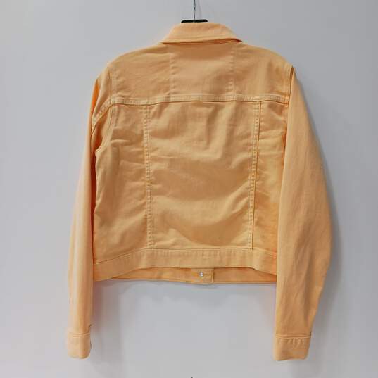 Michael Kors Women's Peach Cotton Jean Jacket Size M image number 2